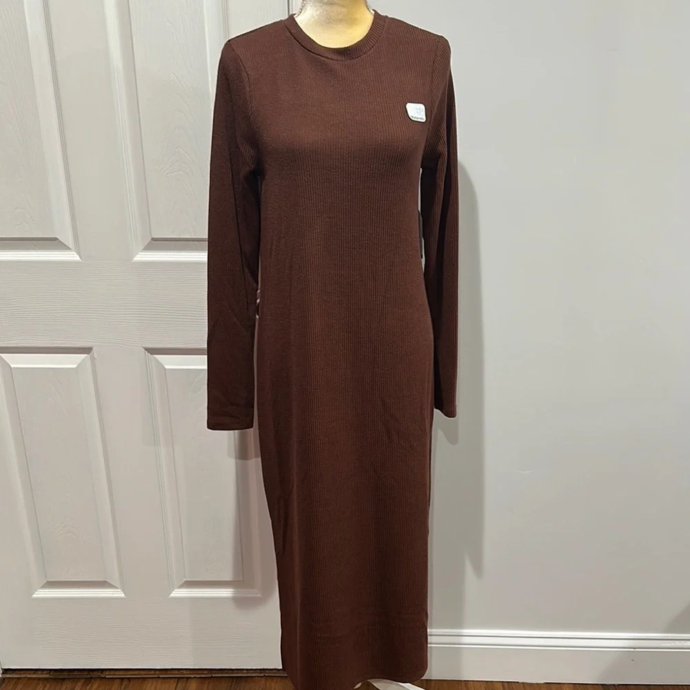 Women’s Ribbed Maternity Dress SizeL